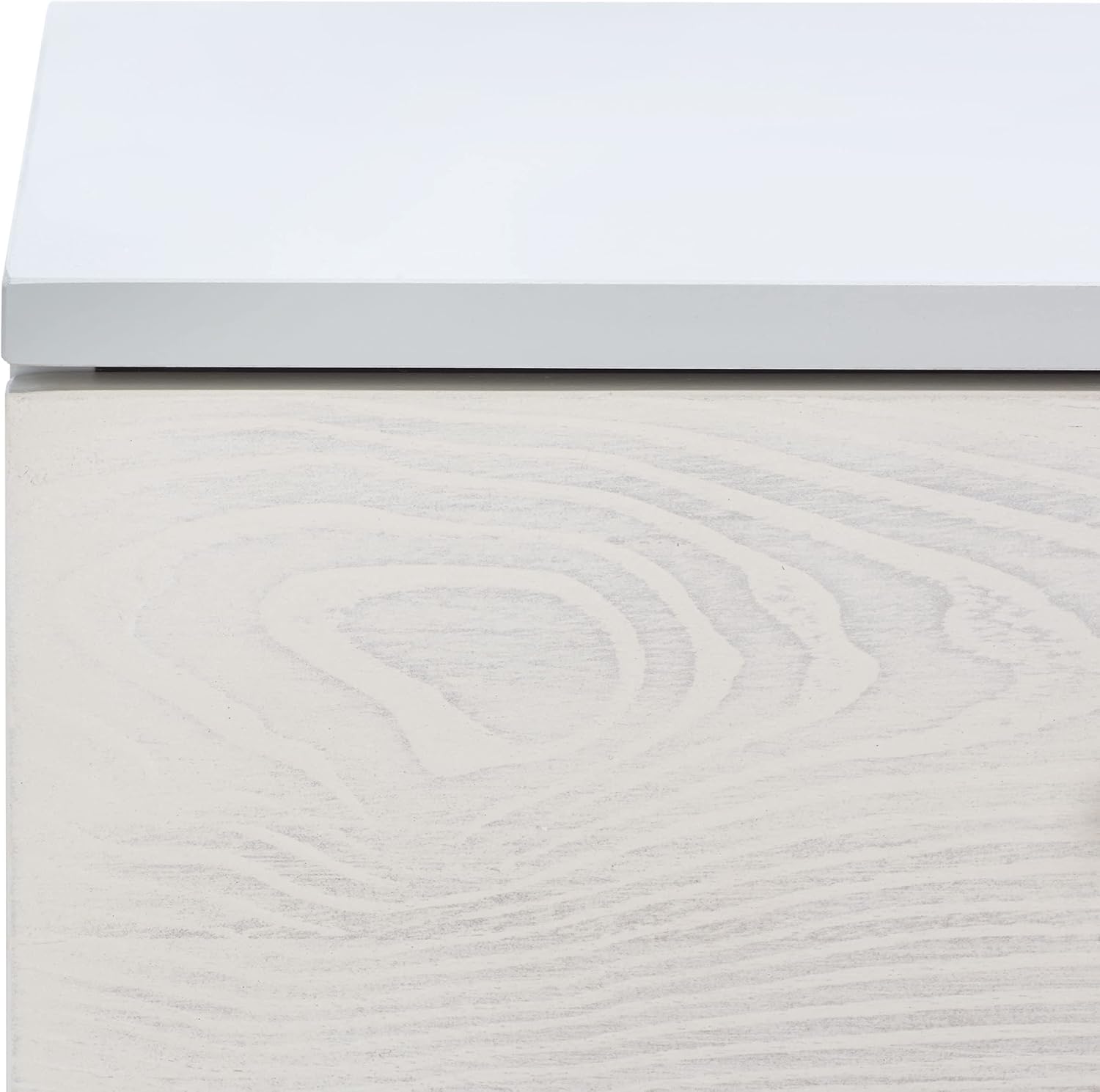 Safavieh Home Collection Genevieve Grey/White Washed 2-Drawer Nightstand