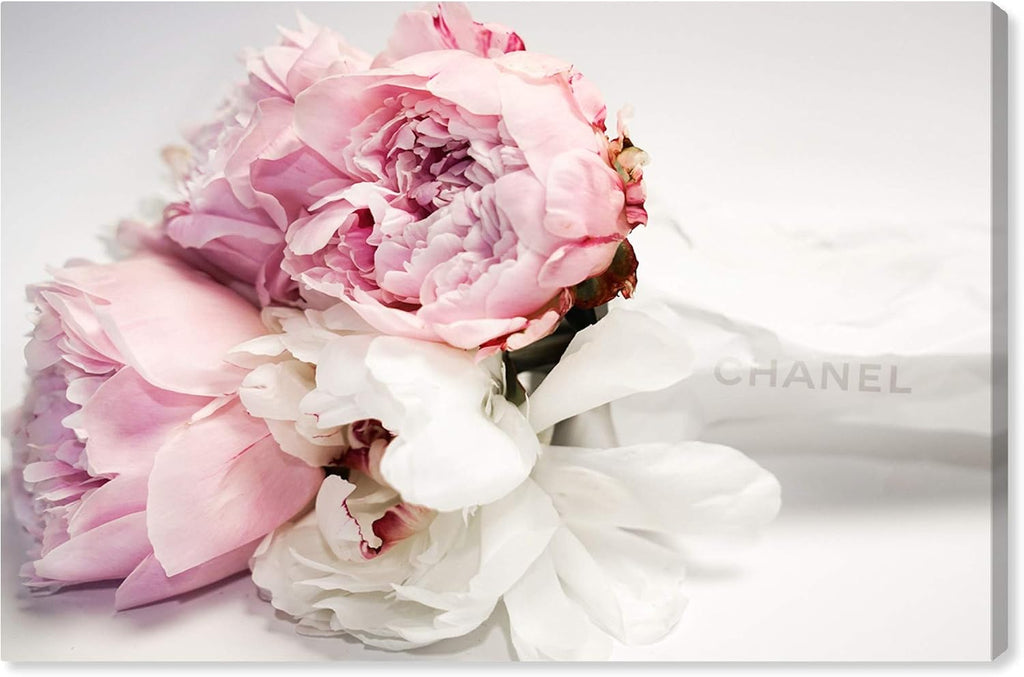Oliver Gal Peonies and Magnolia Love Canvas Print Wall Art for Living Room, Bedroom, and Bathroom, 36' x 24', Gallery Wrapped