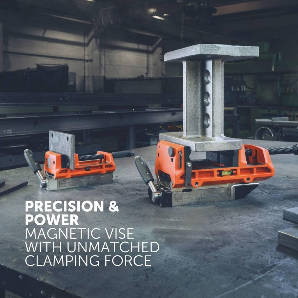 Fein VersaMAG Magnetic Vice 160 L Set | 2-3/8' Jaw Height, 6-1/4' Clamping Range, Easy Positioning, 99100001357