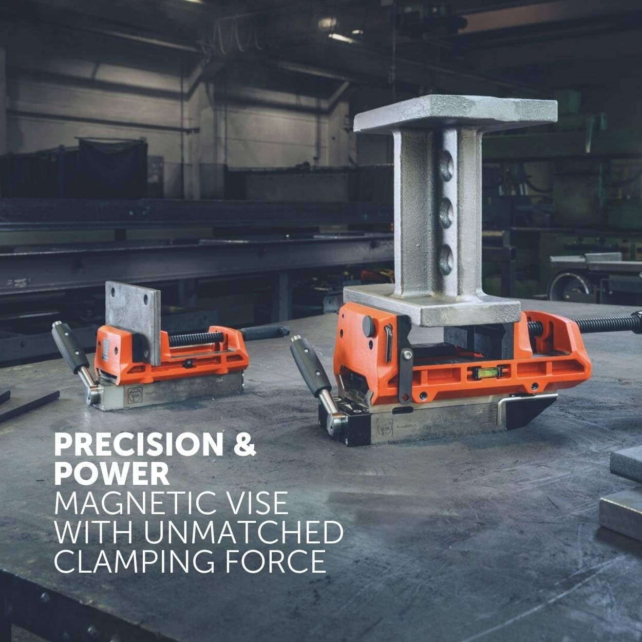 Fein VersaMAG Magnetic Vice 160 L Set | 2-3/8' Jaw Height, 6-1/4' Clamping Range, Easy Positioning, 99100001357