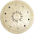 12 Inch Ocean Drum Rain Disk, Stream Drum Rain Drum, Hand Disc Drum, Wooden Ocean Drum Rain Disk, Gift for Yoga Meditation, for Spiritual Music, Reflection
