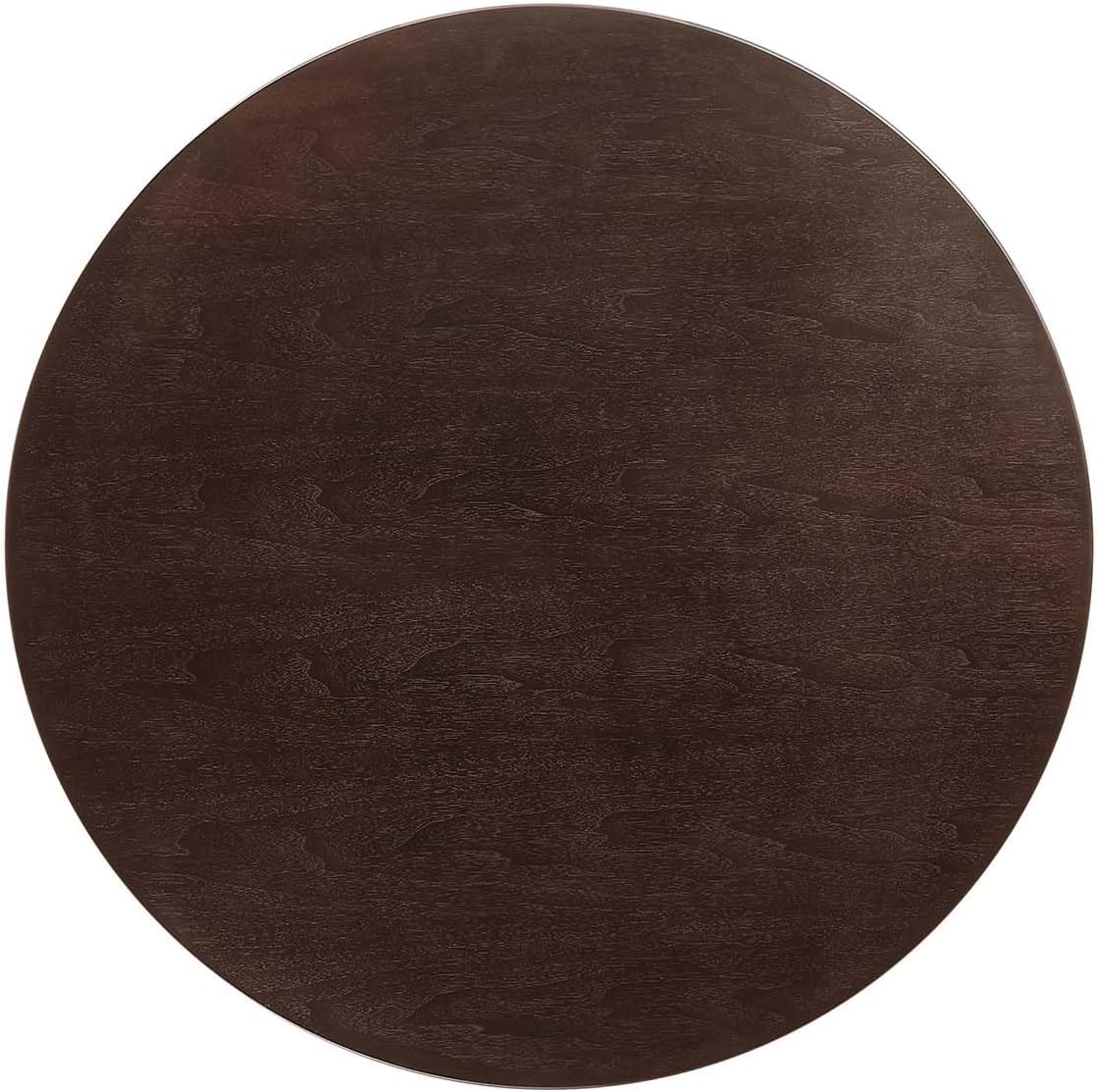 Modway Lippa Dining Table, 36', White Cherry Walnut