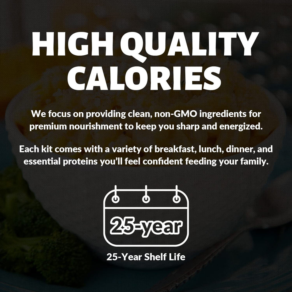 Valley Food Storage Long Term Food Supply Kit | 12 Buckets Emergency Survival Food with 75g+ Daily Protein & 1,800+ Calories | 25 Year Shelf Life, Prepper Supplies for Disaster Preparedness