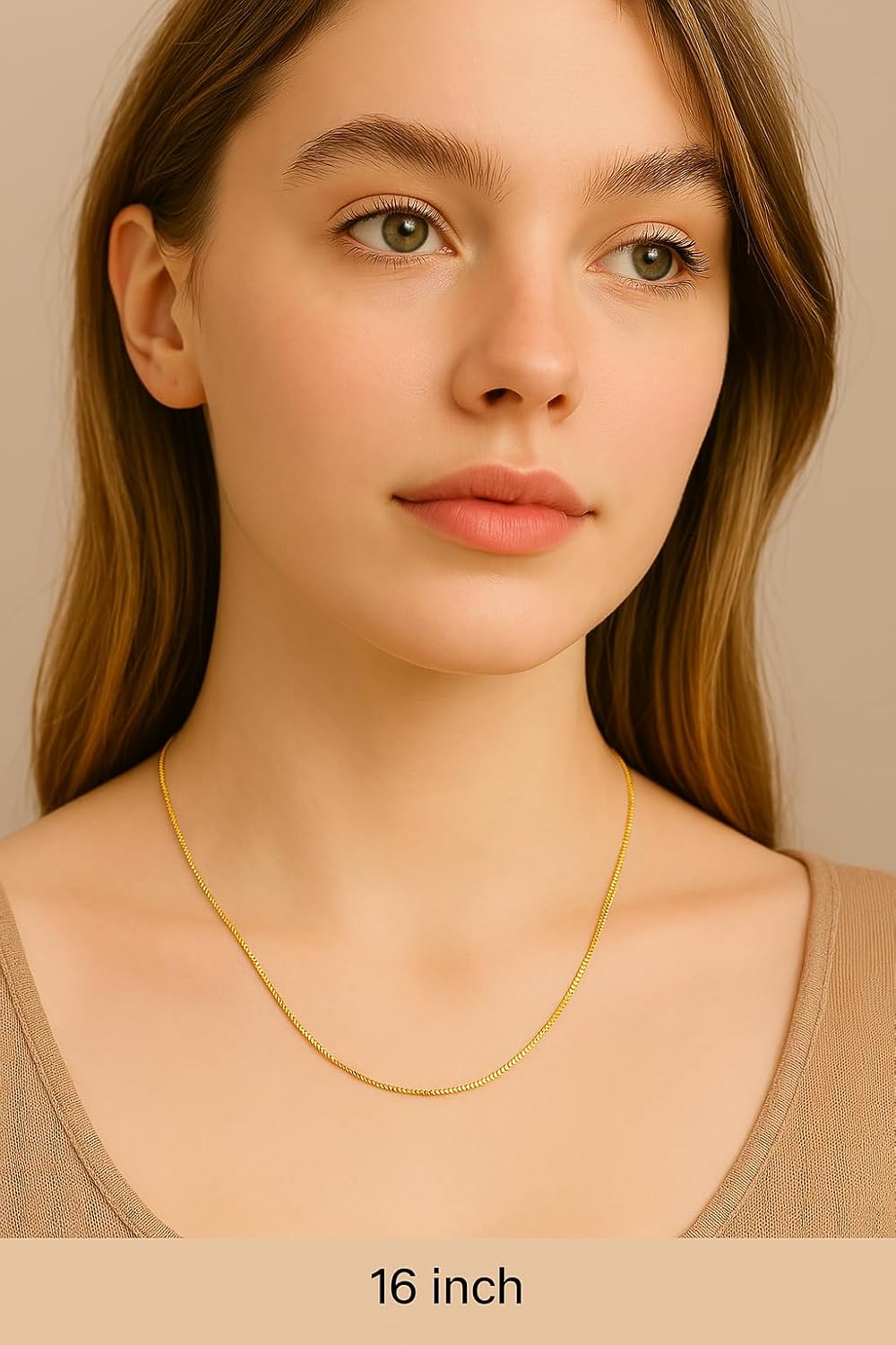 14k Yellow/White/Rose Gold Chain Box Necklace Link, Lobster Claw Clasp, Jewelry Gift for Women Men, Thickness 0.7/0.95/1.2/2 mm, Length 16-24 inch