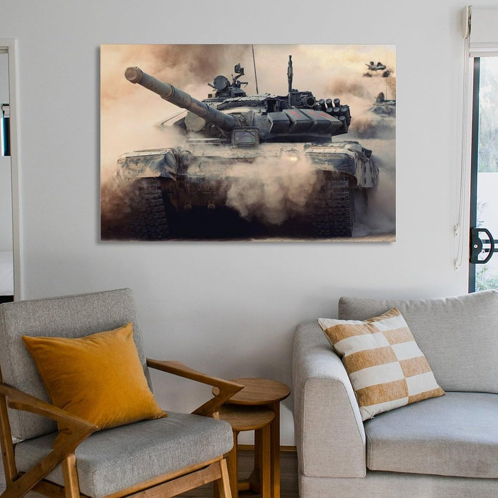 Military Tanks Canvas Wall Art Design Poster Print Decor for Home & Office Decoration POSTER Or CANVAS READY to Hang Canvas Wall Art Print For Wall Decoration 24x36inch(60x90cm)