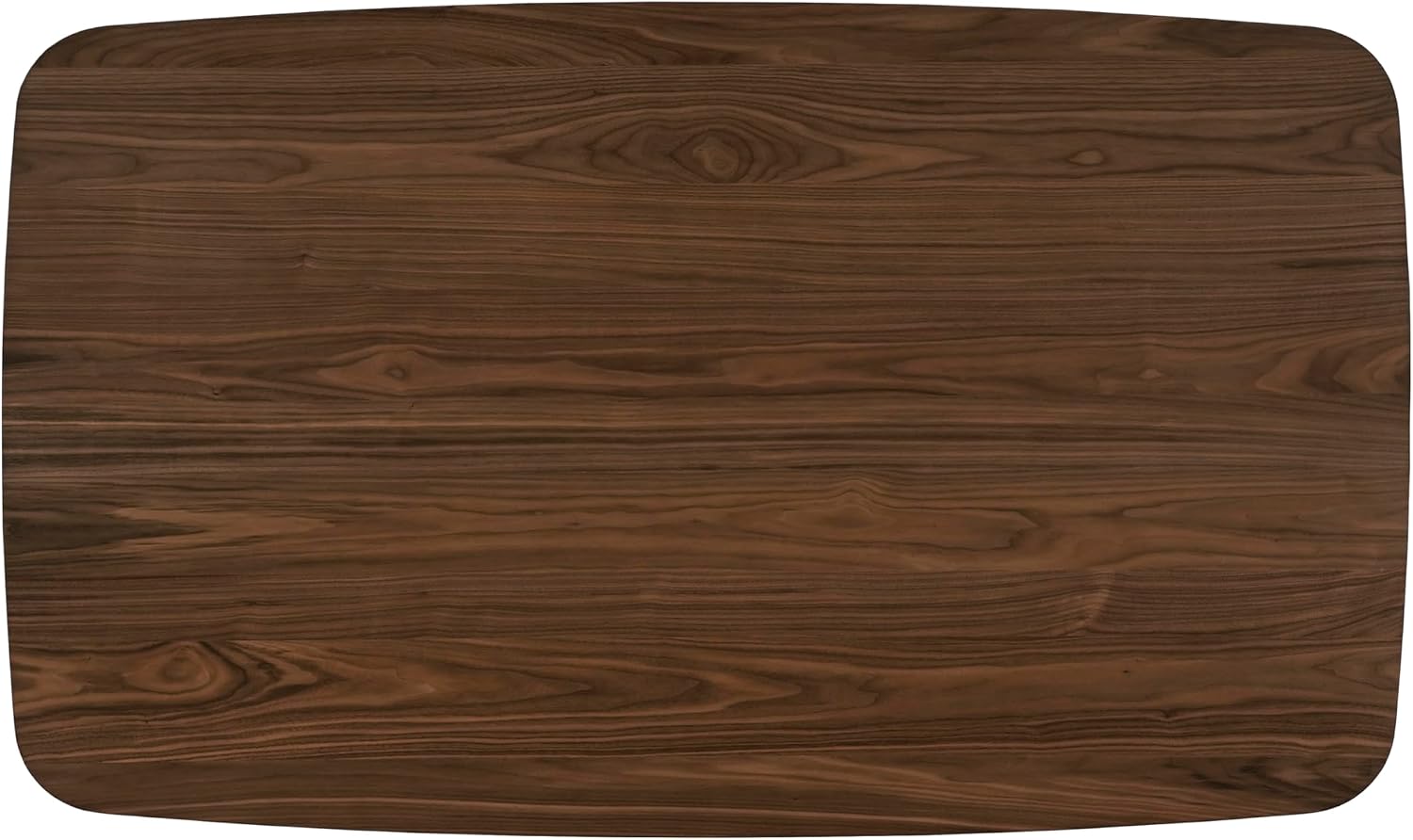 Christopher Knight Home Arley Modern Wooden Dining Table, Solid Wood Rectangular Dining Room Table for 4 People, Sturdy and Space Saving Kitchen Table, Walnut Brown + Black