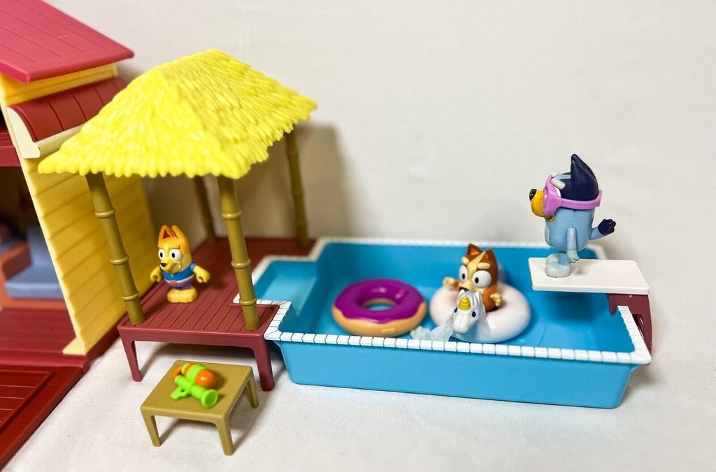 Bluey New 2023 Ultimate Mega Set | 40 Piece 4 Sets in one mega playset | Complete & Extended Heeler Family & Friends 14 Character Figures