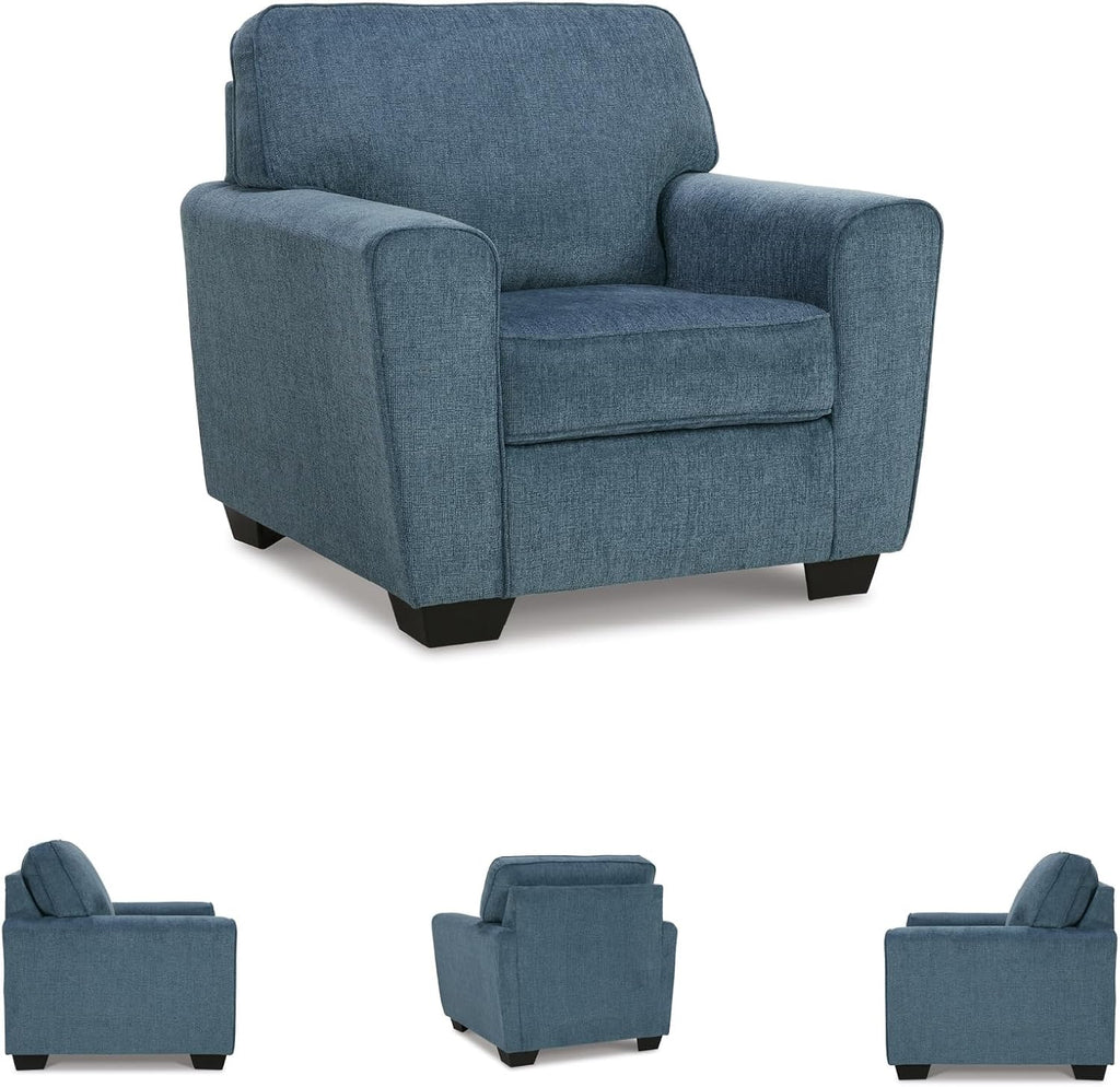 Signature Design by Ashley Cashton Modern Upholstered Chair, Blue