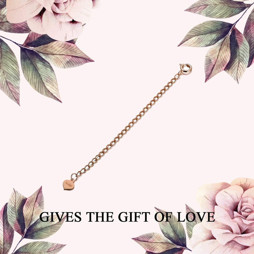 14K Solid Gold Chain Necklace Extender 3 Inch, Delicate Durable Adjustable Gold Chain Extender for Gold Necklace Bracelet