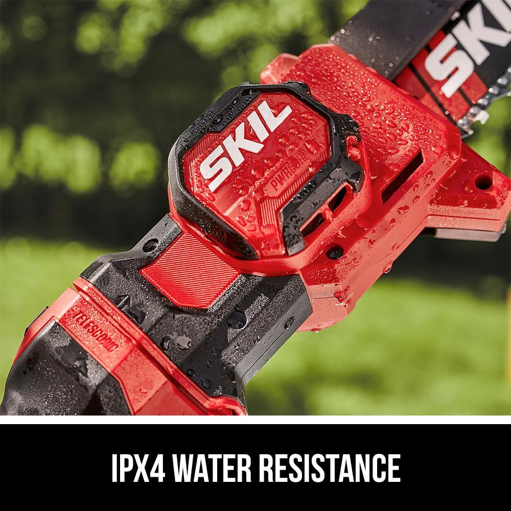 SKIL PWR CORE 20 Brushless 20V 6' Telescopic Mini Chainsaw Kit with Up to 2.8 feet Including 2.0Ah Battery and Charger-PR0601B-11