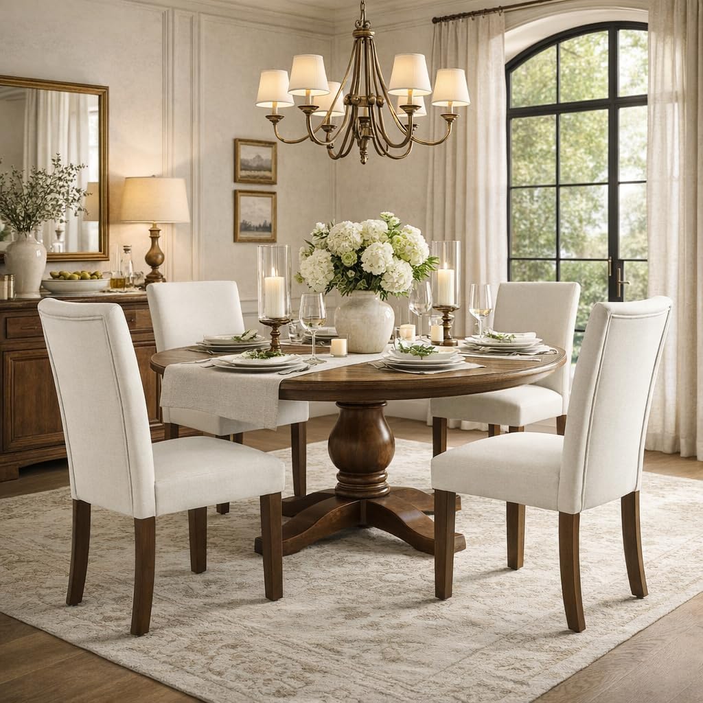 HomePop Classic Parsons Dining Chair - Gray Woven (Set of 2)