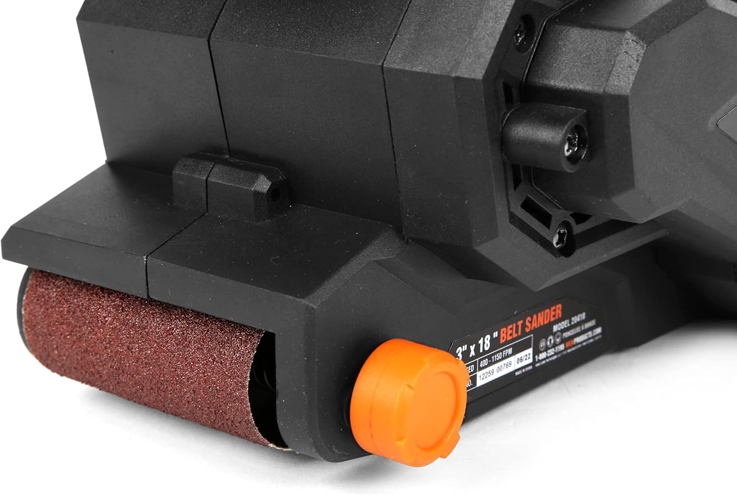 WEN 20418 20V Max Cordless Belt Sander, Variable Speed, Handheld and Portable with 4.0Ah Battery and Charger