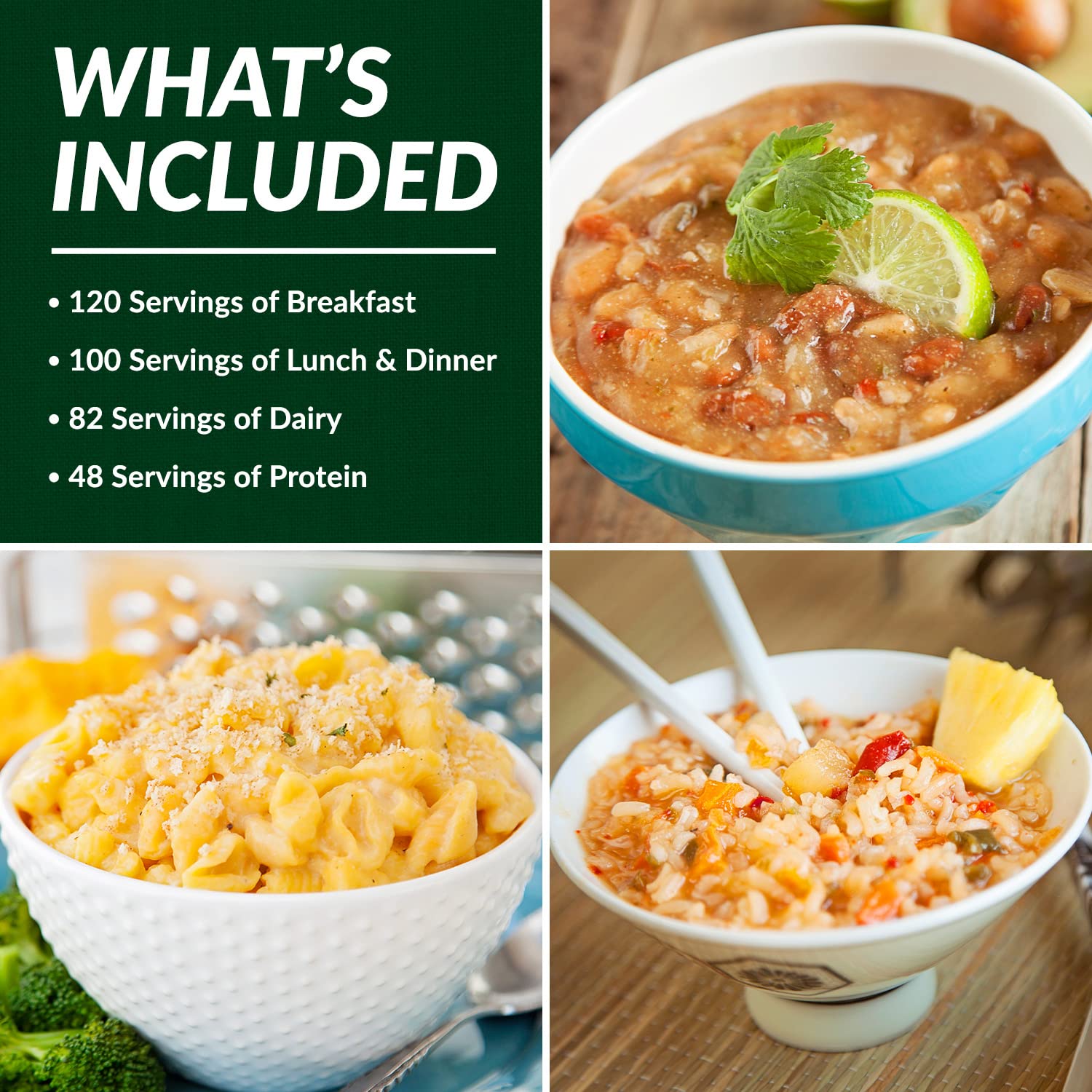 Valley Food Storage Long Term Food Supply Kit | 2 Bucket Emergency Survival Food | 75g+ Daily Protein, 1,800+ Calories Per Day | 25 Year Shelf Life Prepper Food for Camping & Disaster Preparedness