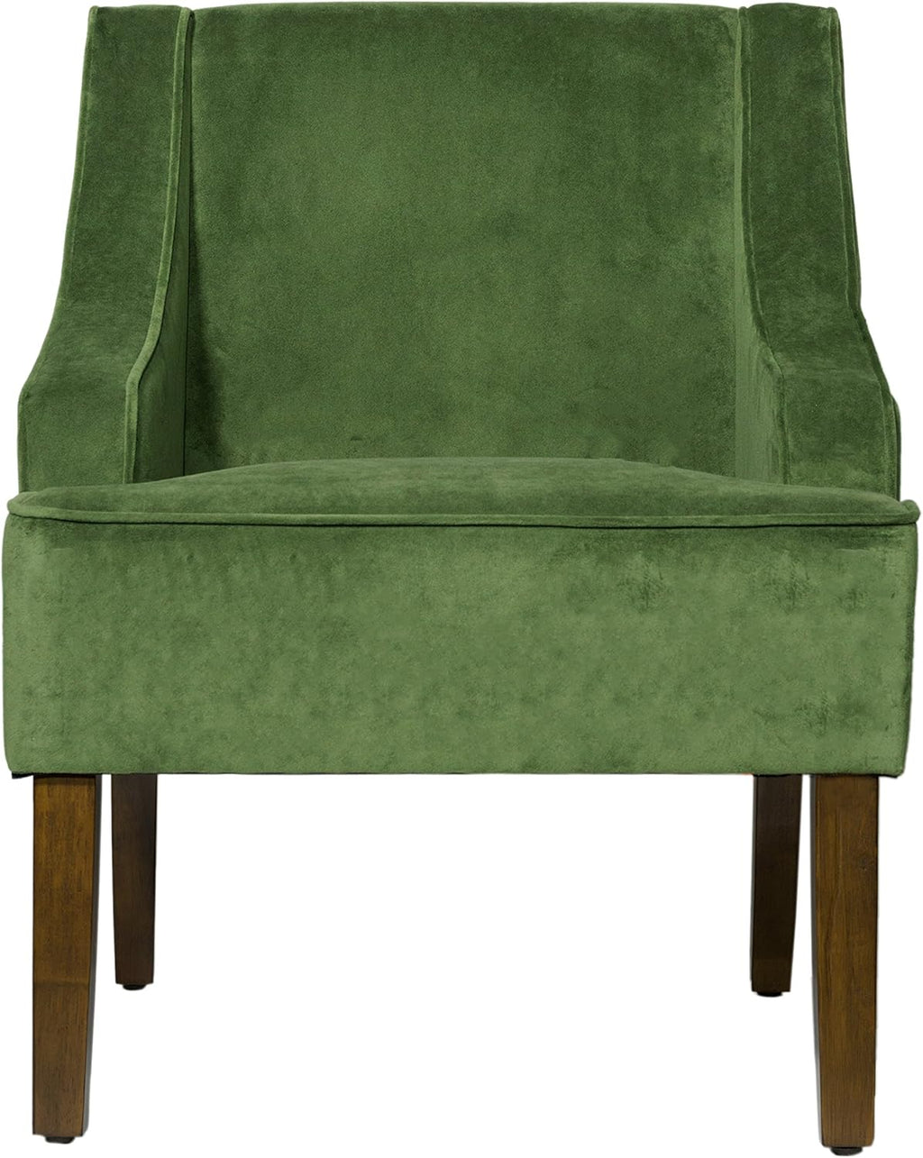 HomePop Classic Swoop Arm Accent Chair - Dark Green