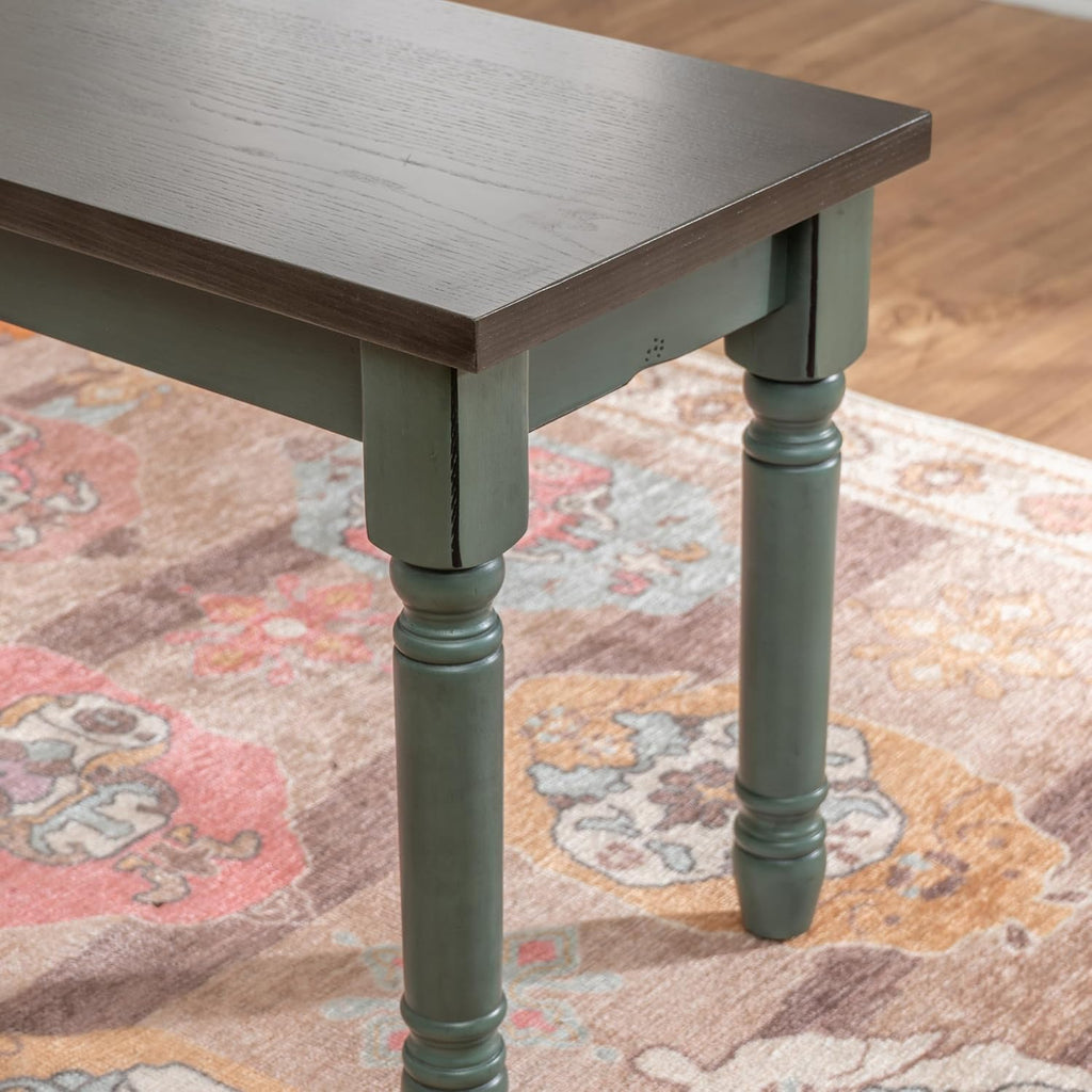 Powell Furniture Willow Dining Bench, Multicolor, 40'W x 14.02'D x 18.31'H