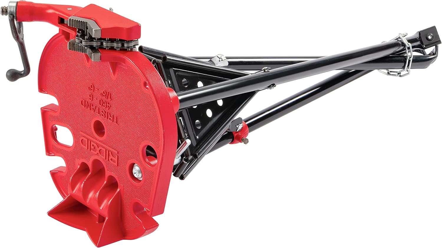 Ridgid 36273 Portable Tristand Chain Vise, Red