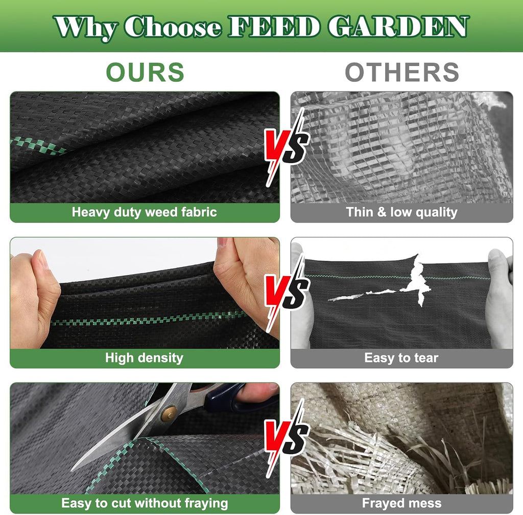FEED GARDEN Landscape Staples & Landscape Fabric