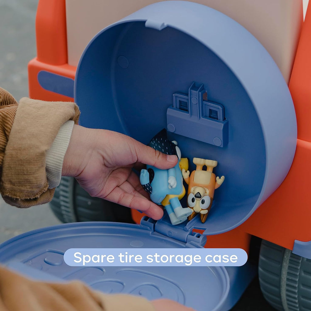 Bluey - Ride On Toy for Kids, LED Headlights, Music and Horn