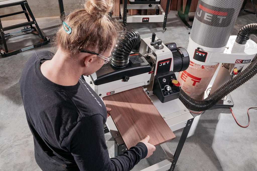 JET 10-Inch Benchtop Drum Sander, 1 HP, 115V 1Ph (Model JWDS-1020)
