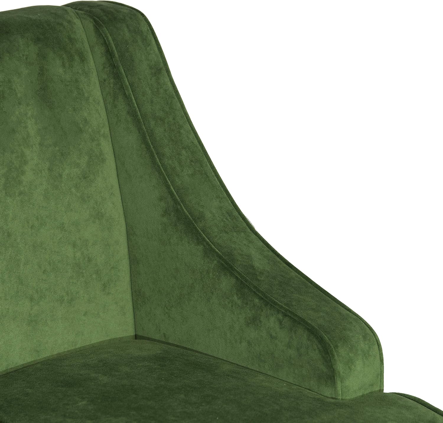 HomePop Classic Swoop Arm Accent Chair - Dark Green