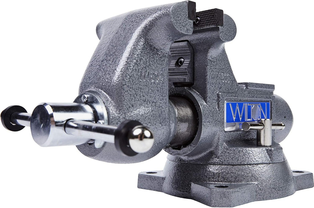 Wilton Tradesman Bench Vise, 4-1/2' Jaw Width, 3-1/2' Max Jaw Opening, 3-1/4' Throat (Model 1745)