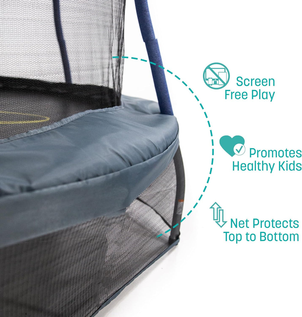 Skywalker Trampolines Mini Trampoline with Enclosure Net
