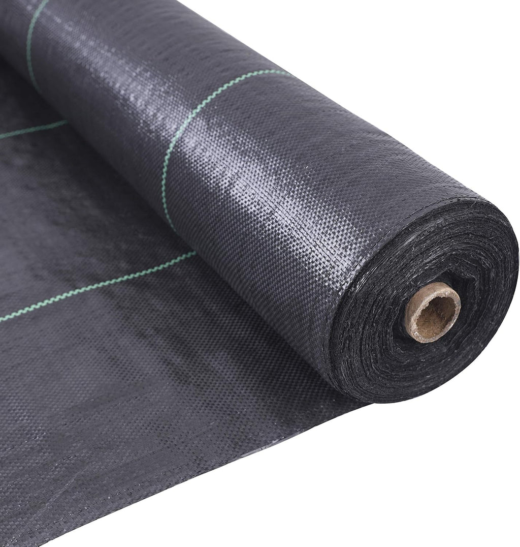 EXTRAEASY 6ftx330ft Weed Barrier Landscape Fabric Heavy Duty,Garden Weed Blocker Fabric,Landscaping Fabric Ground Cover,Geotextile Fabric for Underlayment,Commercial Driveway Fabric