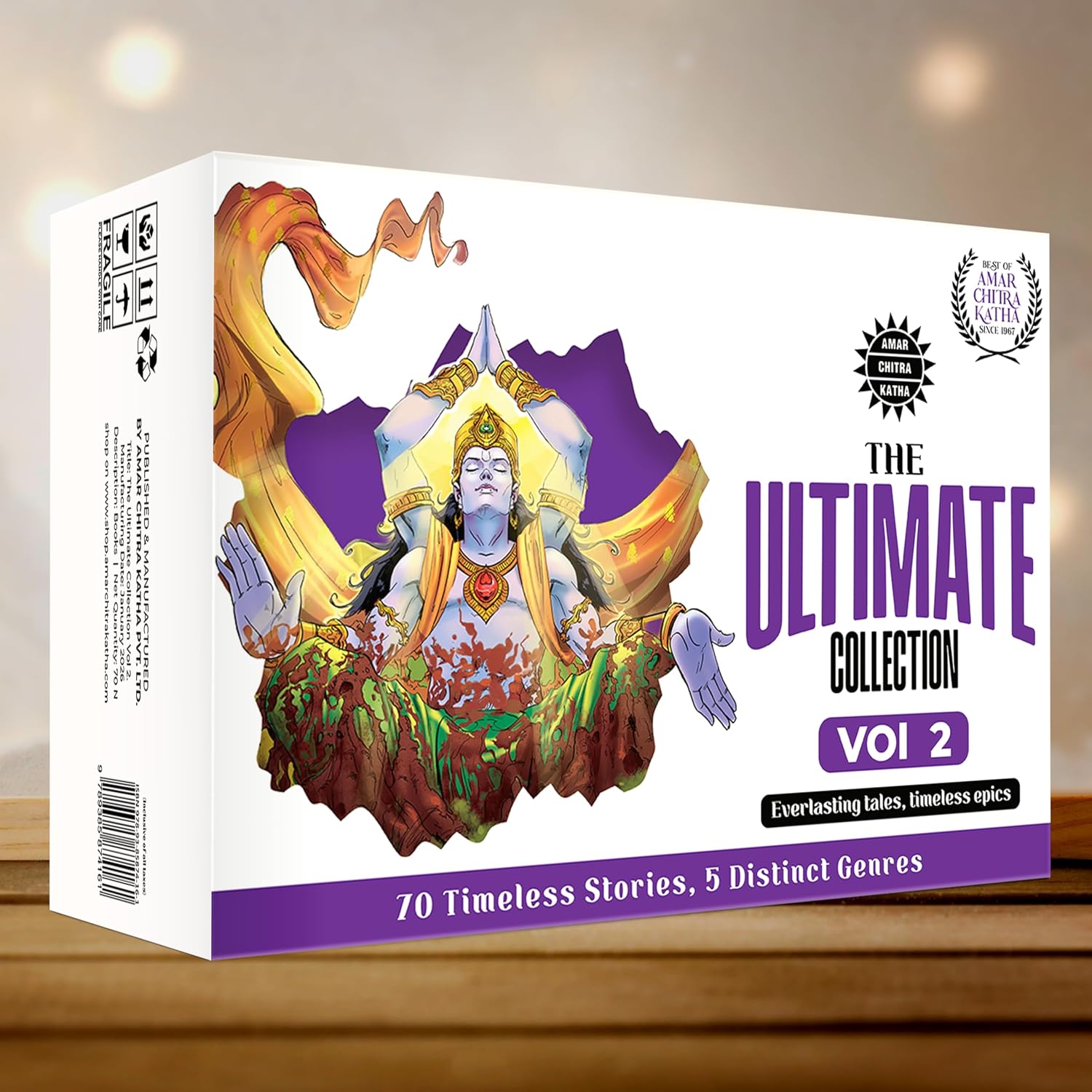 The Ultimate Collection - Volume 2: 70+ Titles | Indian Mythology, History & Folktales | Cultural Stories for Kids & Adults | Illustrated Comic Books | Ramayana Mahabharata | Amar Chitra Katha