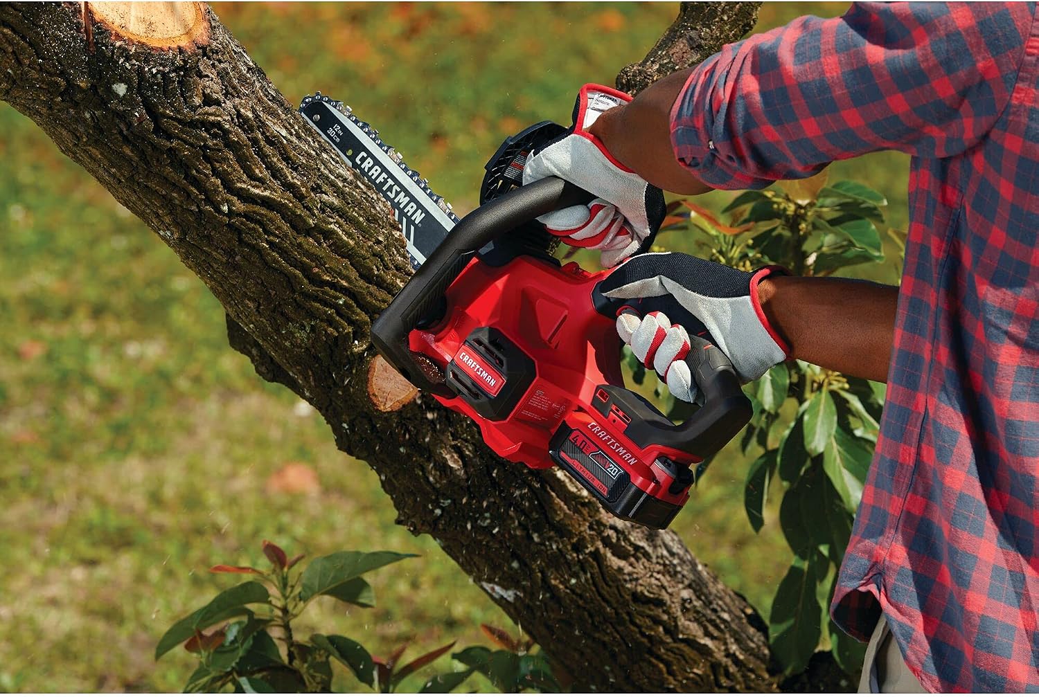 CRAFTSMAN V20 Mini Chainsaw, Cordless, 12 inch, Bare Tool Only (CMCCS620B)
