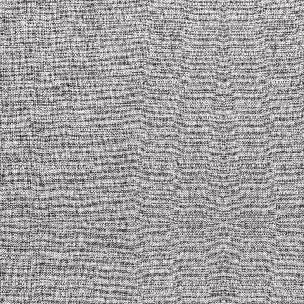 Armen Living Phoebe Mid Century Modern Accent Chair for Dining Table Kitchen Desk Vanity in Gray Fabric and Walnut Wood Finish