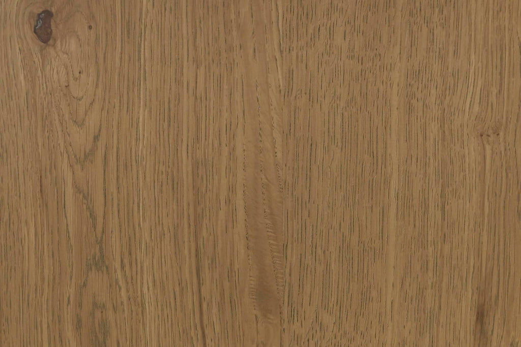 Signature Design by Ashley Galliden Farmhouse Dining Table with Extra-Thick Tabletop and Trestle Base, Light Brown