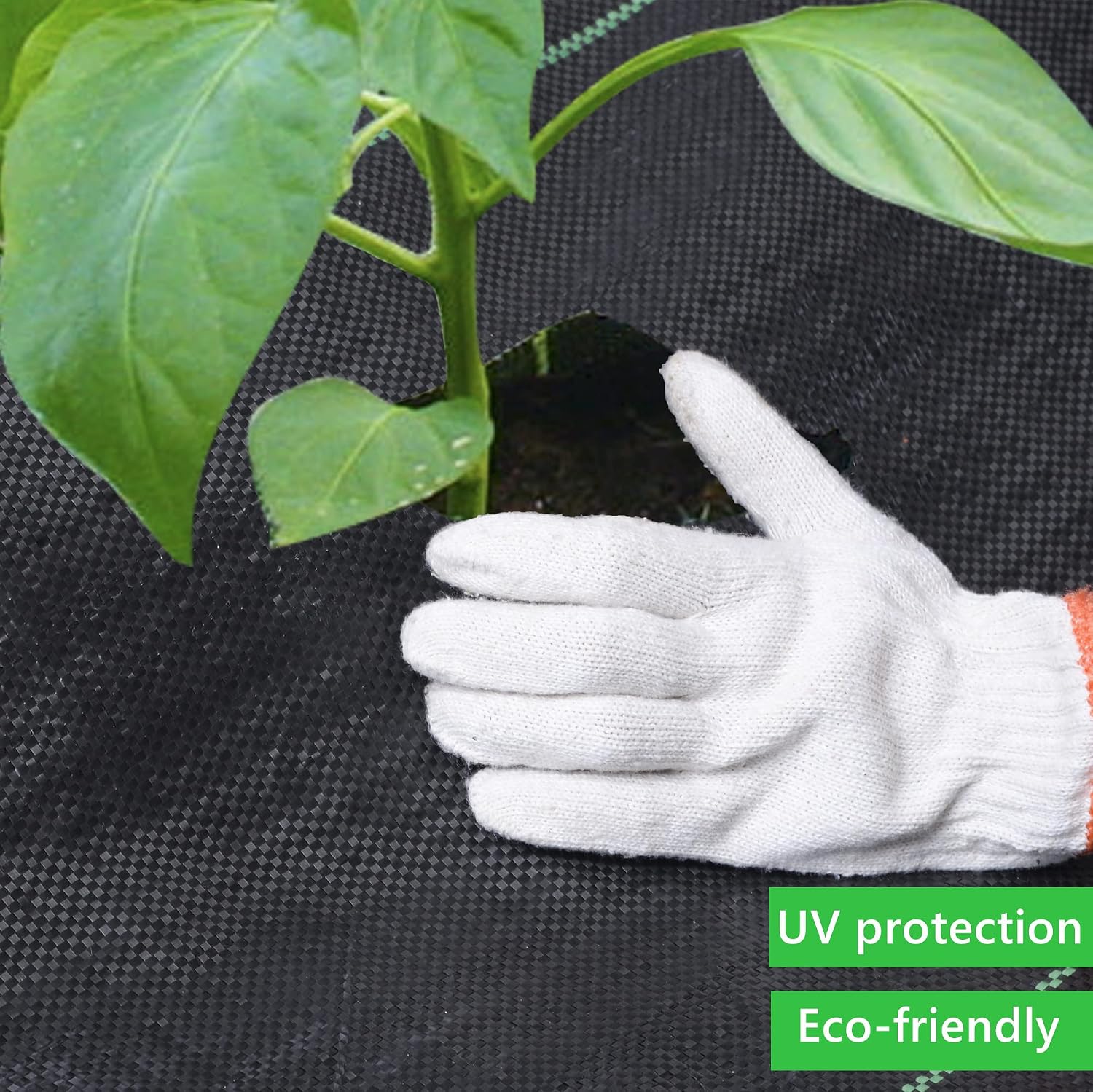 EXTRAEASY 6ftx330ft Weed Barrier Landscape Fabric Heavy Duty,Garden Weed Blocker Fabric,Landscaping Fabric Ground Cover,Geotextile Fabric for Underlayment,Commercial Driveway Fabric