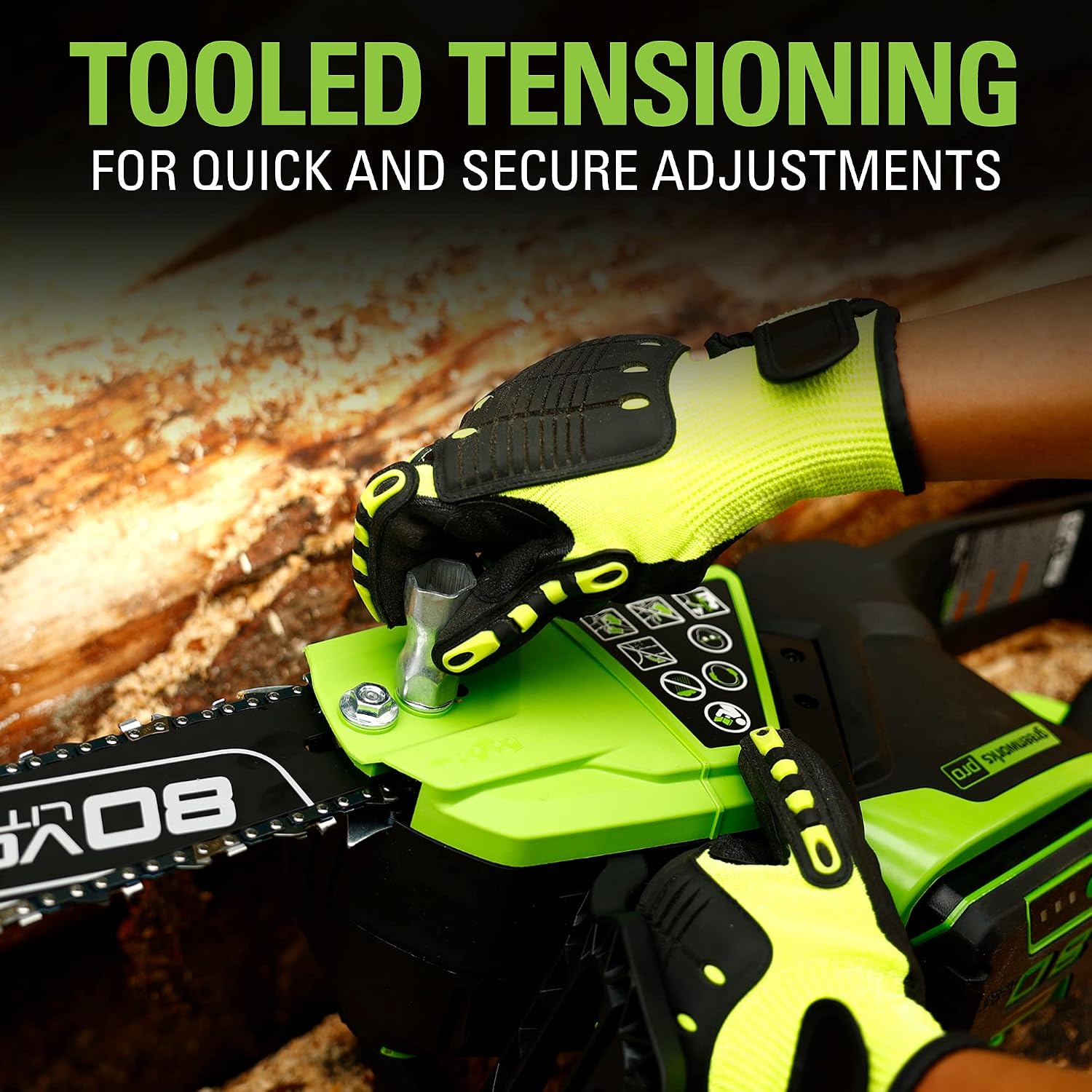 Greenworks 80V 16' Brushless Cordless Chainsaw (Great For Tree Felling, Limbing, Pruning, and Firewood / 75+ Compatible Tools), Tool Only