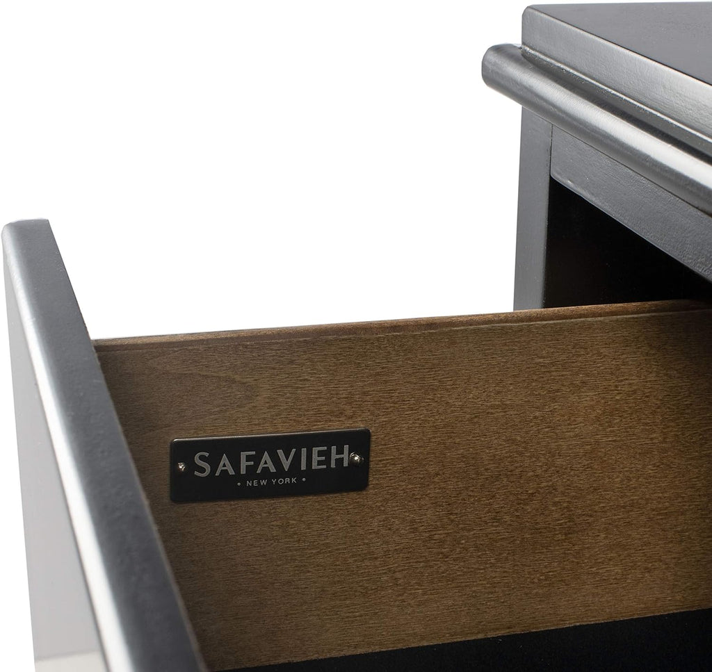 Safavieh Home Collection Hannon 3 Drawer Contemporary Nightstand