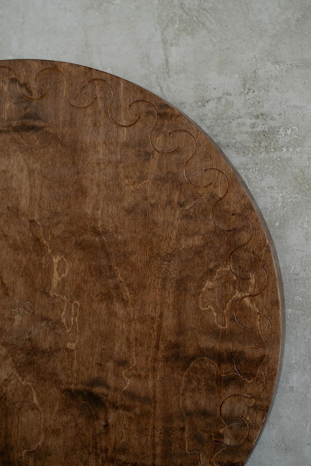 Water-Fall Disc — Wooden Ocean Drum, Swirl, 19.5' (50 cm) | Deep Ocean Waves & Waterfall Sound for Sound Bath, Meditation & Sleep | No Bag