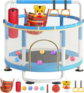 5FT Trampoline for Kids Baby Toddler, 60'' Indoor/Outdoor Kids & Adults Trampoline with Enclosure Net for Boys Girls Christmas Birthday Gifts