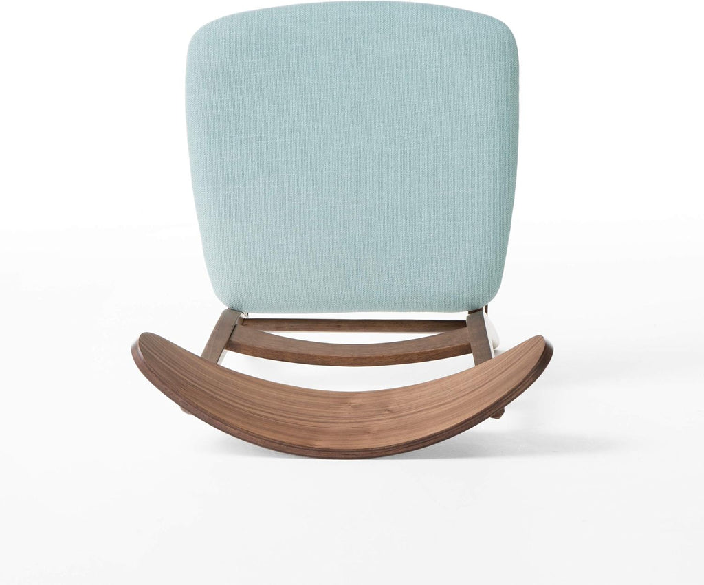 Christopher Knight Home Griselda Mid-Century Modern Dining Chairs (Set of 4),Polyester and Birch Wood, Mint, Walnut
