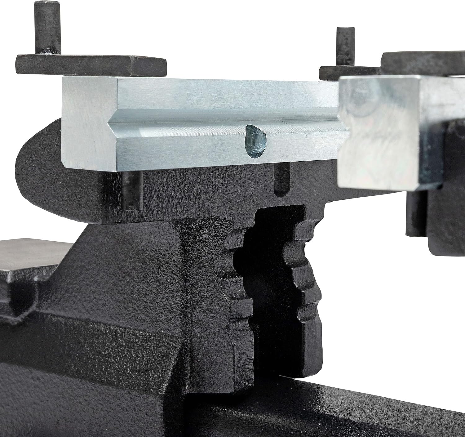Yost MV-7 Multipurpose 7' Wide Jaw Homeowners Bench Vise | Industrial & Workshop-Grade Work Table Mechanic Tools for Wood Working, Metal Works, & DIY Projects | 360° Swivel Base | Includes 4 Jaw Dogs