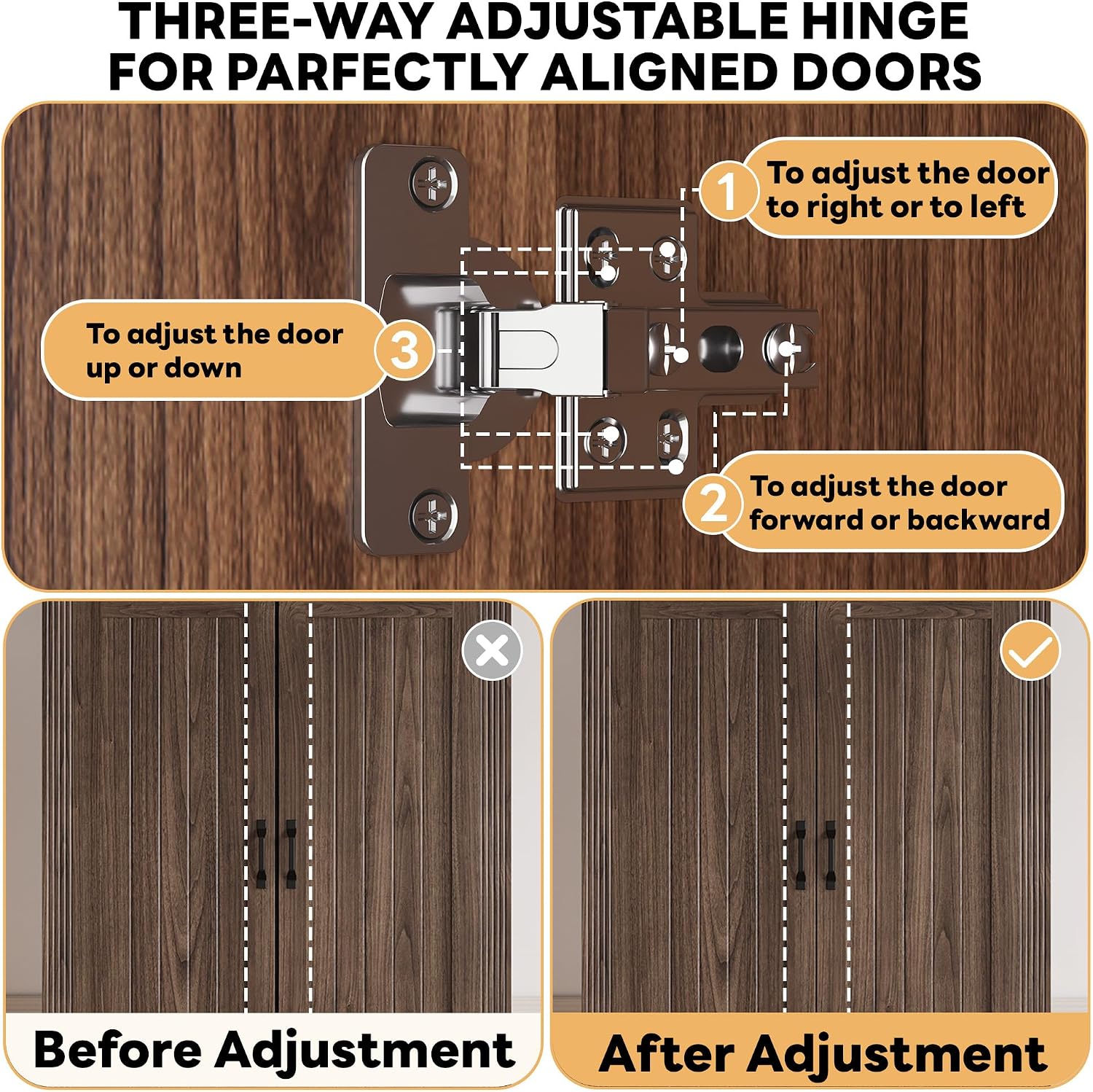 LIKIMIO Farmhouse Wardrobe Closet with Doors, 70' Bedroom Armoires with LED Lights and Hanging Rod, Wooden Large Wardrobe Cabinet with 2 Drawers and 1 Cabinet, Walnut