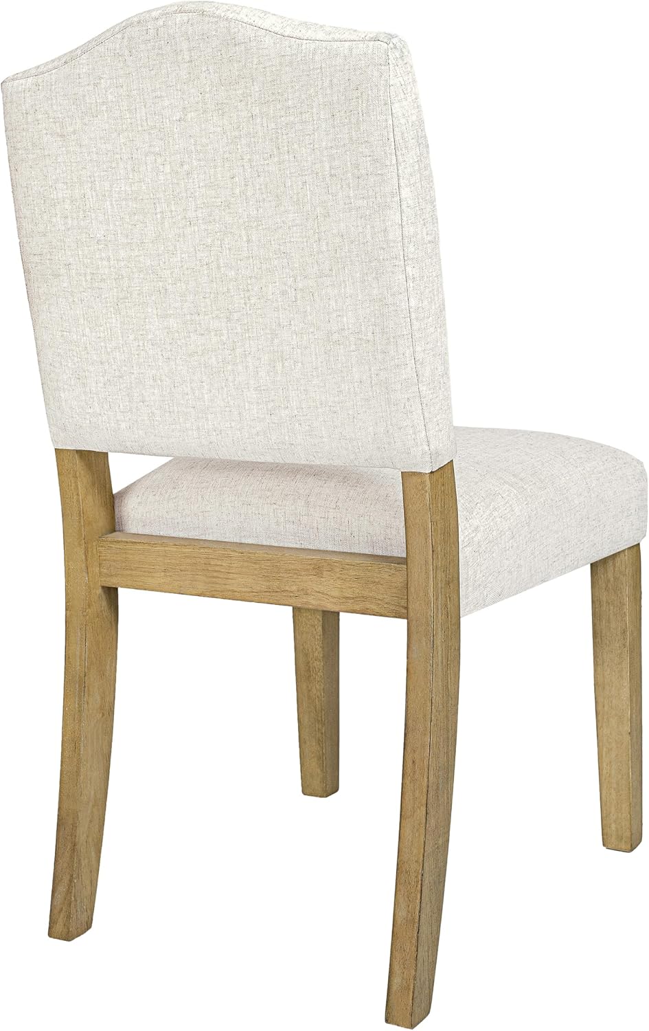 HomePop Open Back Upholstered Dining Chair - Cream Textured Woven (Single Pack)