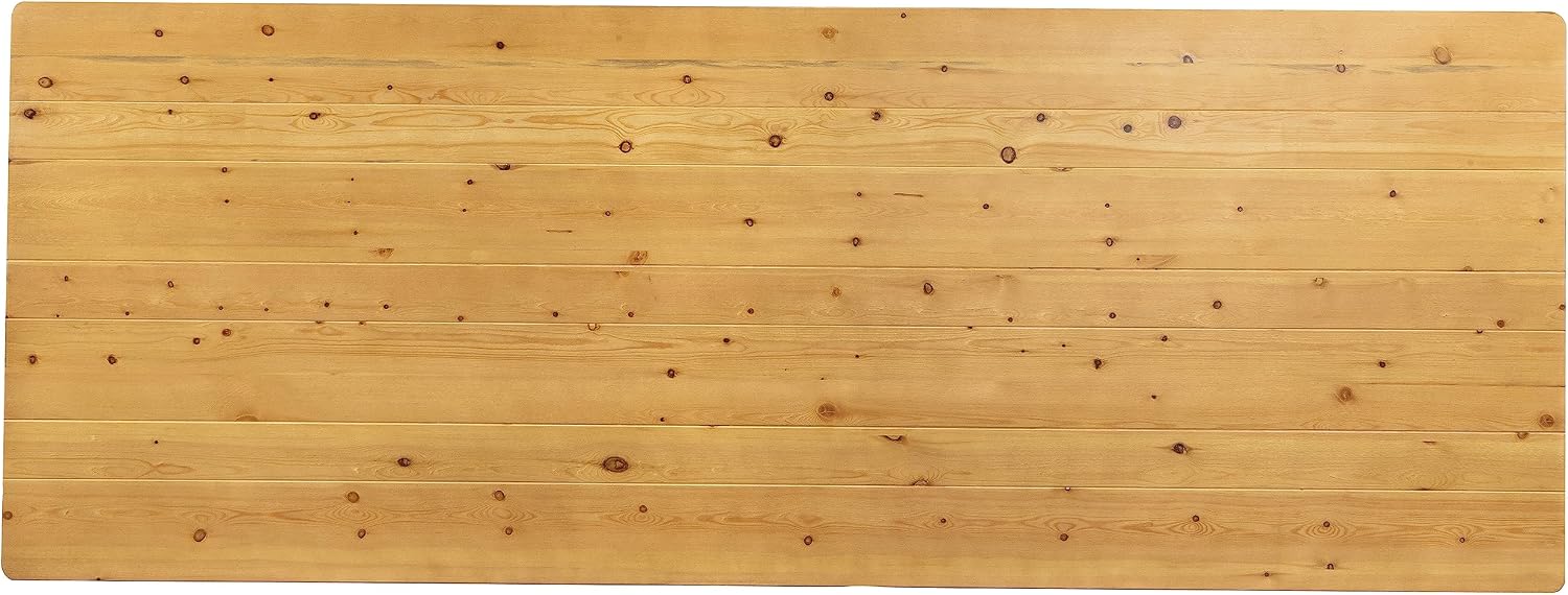 Flash Furniture Hercules Commercial Grade Farmhouse Dining Table | Solid Pine Foldable Table for 10 in Antique Rustic Light Natural | Rustic Charm for Home and Events