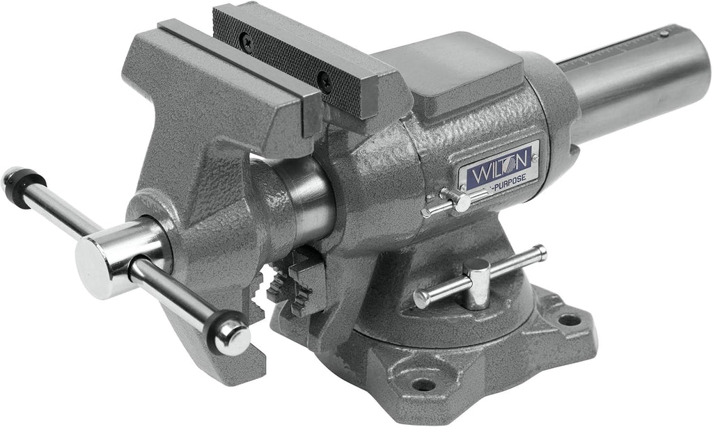 Wilton Multi-Purpose Bench Vise, 4-1/2' Width, 4-1/4' Max Jaw Opening, 2-1/4' Throat (Model 450P)
