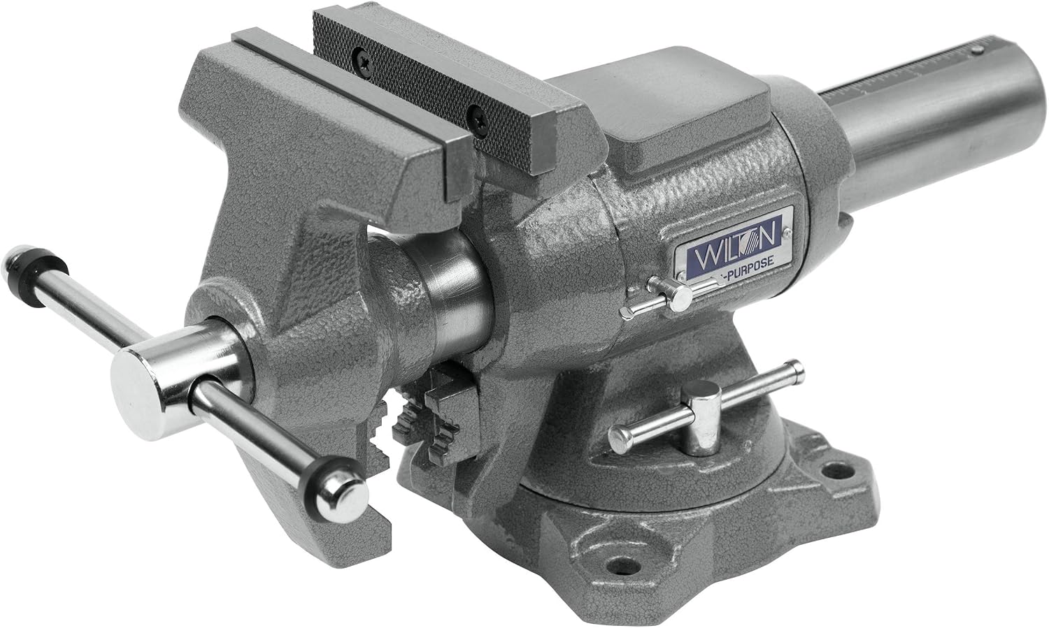 Wilton Multi-Purpose Bench Vise, 4-1/2' Width, 4-1/4' Max Jaw Opening, 2-1/4' Throat (Model 450P)