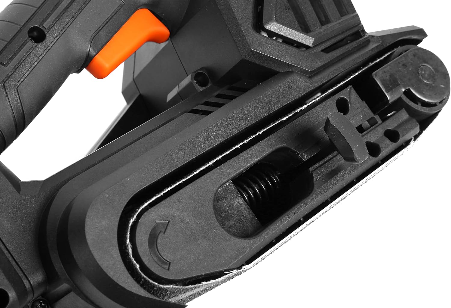 WEN 20418 20V Max Cordless Belt Sander, Variable Speed, Handheld and Portable with 4.0Ah Battery and Charger