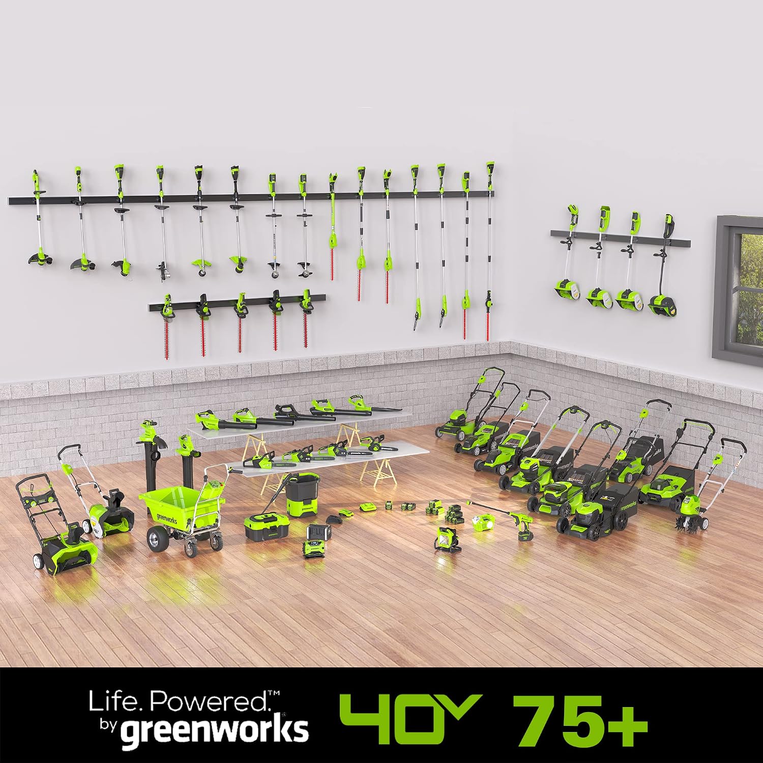 Greenworks 40V 12' Cordless Compact Chainsaw (Great For Storm Clean-Up, Pruning, and Camping), Tool Only