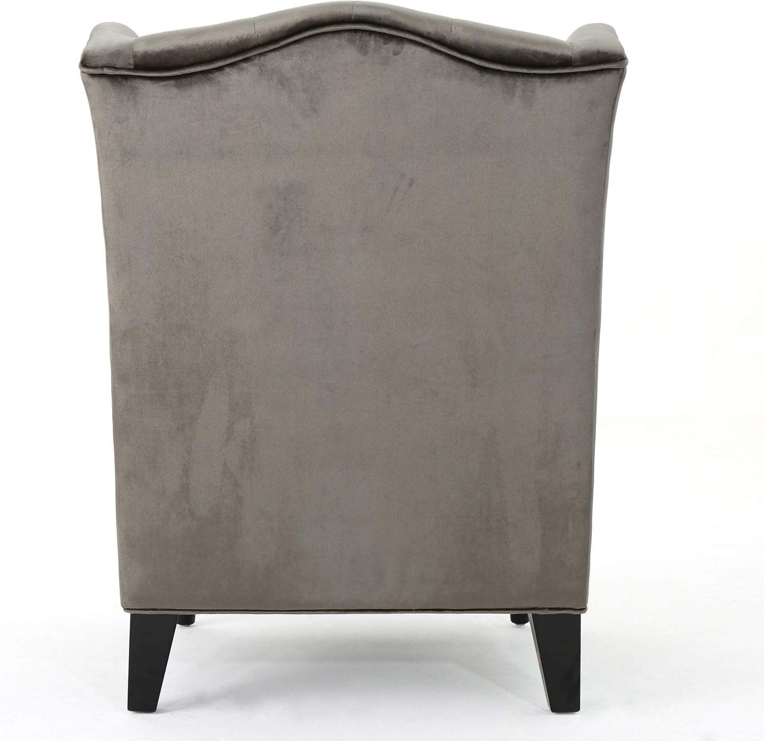 Christopher Knight Home Toddman High-Back Velvet Club Chair, Grey