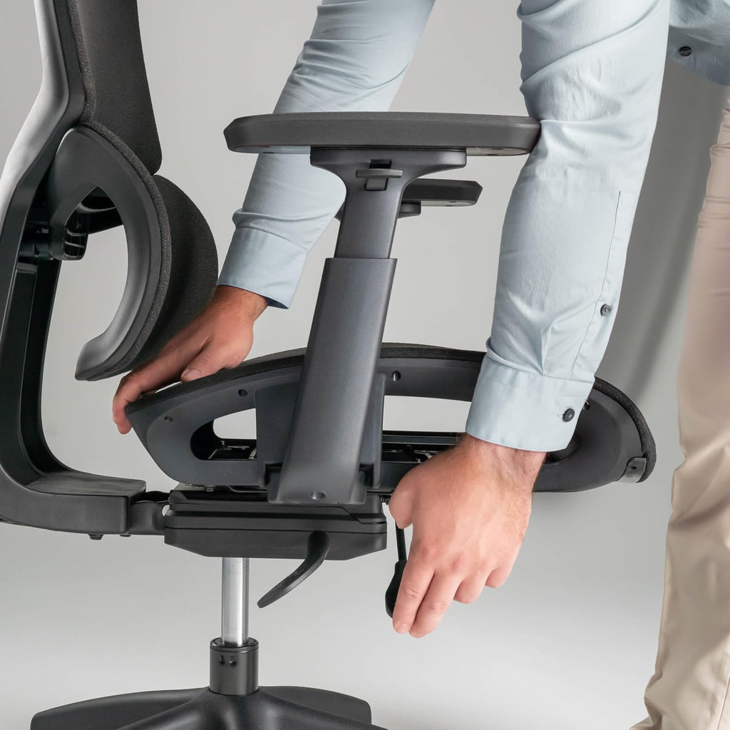 Bush Business Furniture Align High Back Ergonomic Office Chair with Lumbar Support in Black Fabric, Adjustable Seating Solution for Home and Professional Workspace
