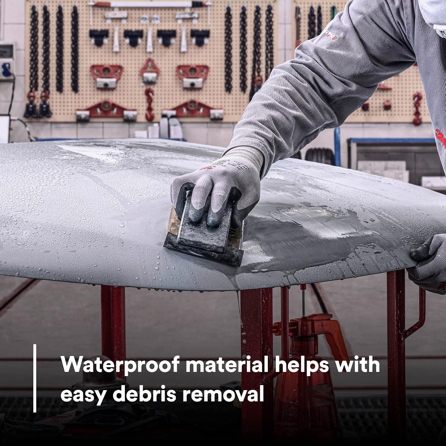 3M Wetordry Abrasive Sheet 02000, 600, Flexible, Durable, Surface Finishing, Waterproof, 9 in x 11 in, 50 Sheets (Pack of 5)
