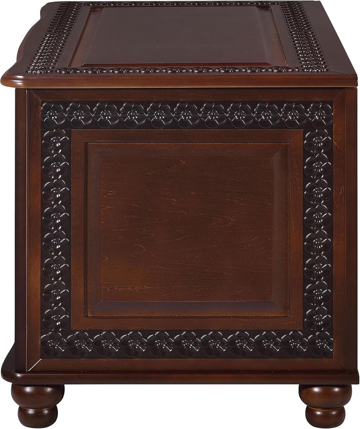 Coaster Home Furnishings - Finlay - Wood - Cedar Chest with Flip-Open Top, Safety Hinge, Lined Interior and Traditional Style - Bedroom - 40-Inch - Dark Tobacco - 900012