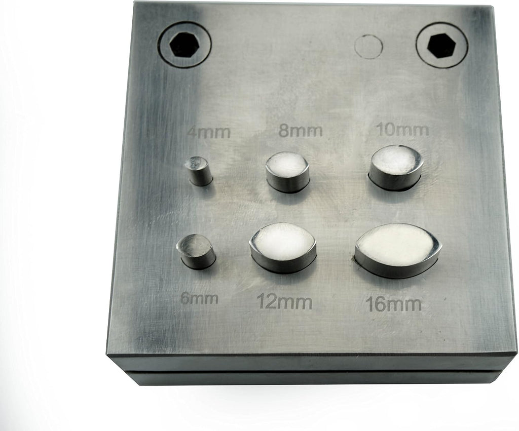 SE Disc Cutter with 6 Eye Shape Punches Set, 4 to 18mm
